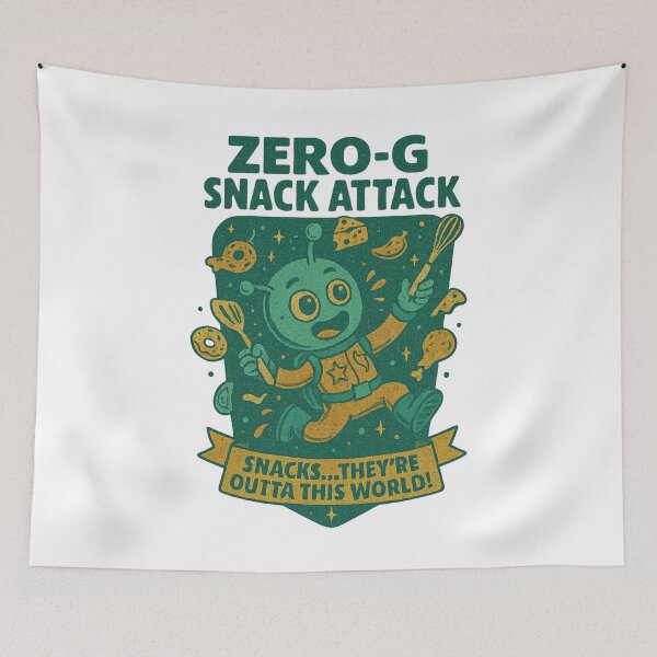 Item preview, Zero-G Snack Attack – Nommy’s Cosmic Kitchen Chaos | Astro: Nom-Nom™ designed and sold by Astronomnom.