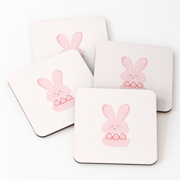 Item preview, Kawaii Strawberry Bunny Treat designed and sold by AlyaCreates.