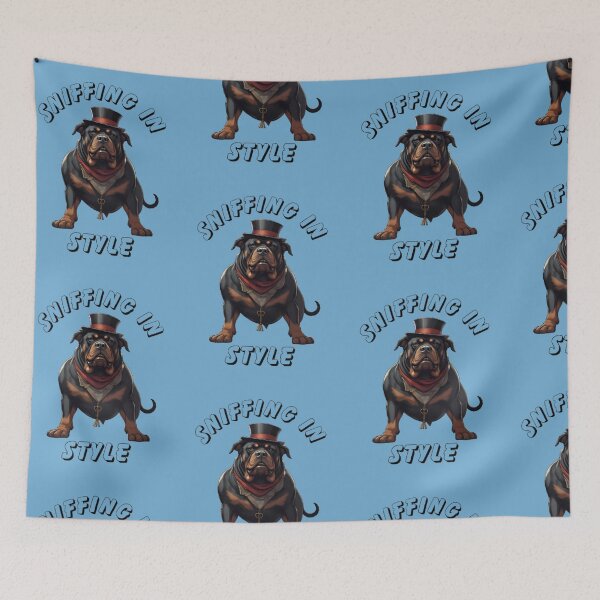 Item preview, Sniffing In Style Rottweiler Dog designed and sold by amalgamateyou.