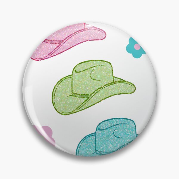Item preview, glitter cowgirl hat sticker pack designed and sold by Kaylagwill.