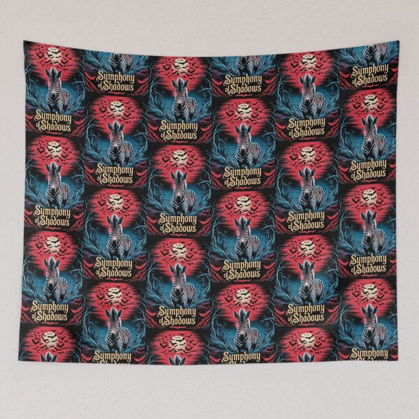 Item preview, Symphony of Shadows: Vampire Zebra designed and sold by MYTHIC PEEL STICKERS.