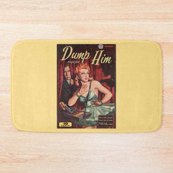 Item preview, DUMP HIM Magazine, Featuring "WTF is this drama?" "Never date at work," and "Adopt a cat, not a man, sister" designed and sold by ModernPulp.