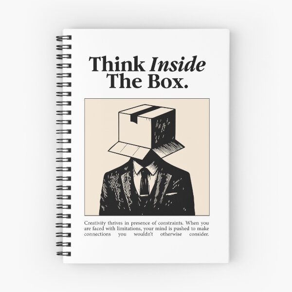 Item preview, Think Inside the Box Surreal Illustration designed and sold by -DEEWOLF-.