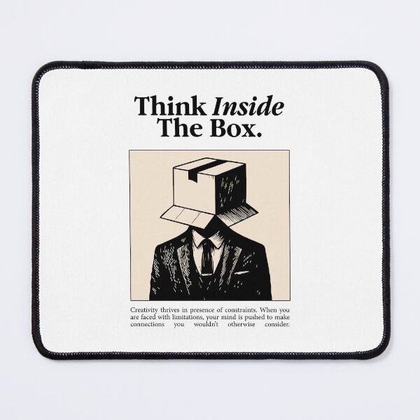 Item preview, Think Inside the Box Surreal Illustration designed and sold by -DEEWOLF-.