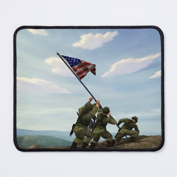 Item preview, Raising the Flag Art - Old Console Graphics designed and sold by PocionGamer.