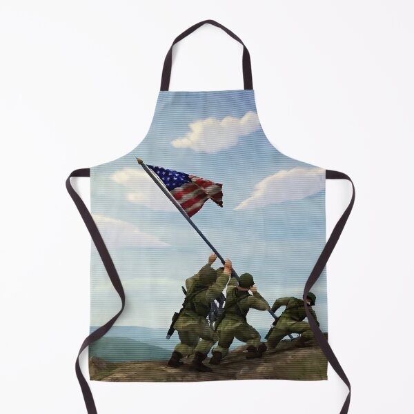 Item preview, Raising the Flag Art - Old Console Graphics designed and sold by PocionGamer.