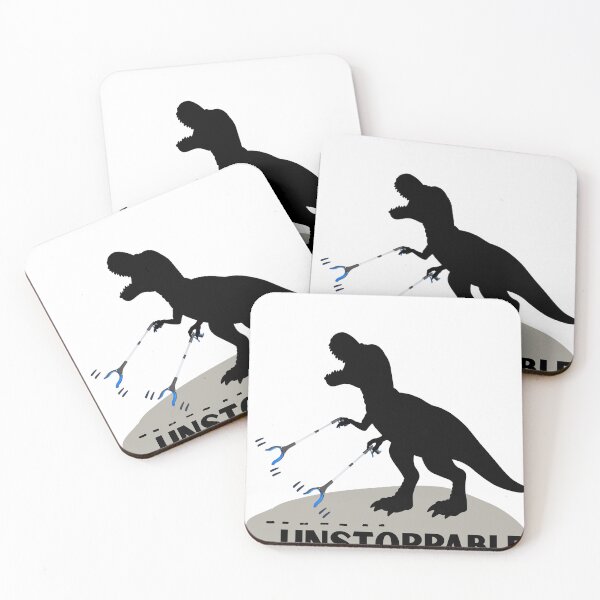Item preview, Unstoppable T-rex With Graby Sticks designed and sold by Holy Coast Threads (Formerly ChristianFlower).