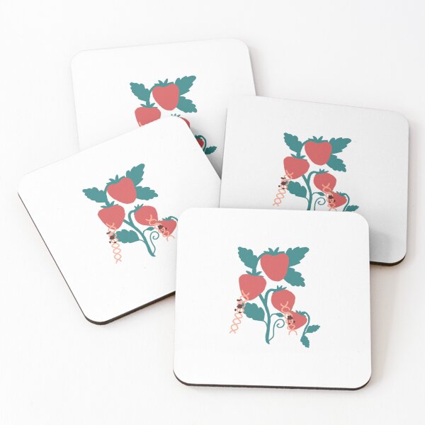 Item preview, Strawberry DNA Science Art designed and sold by AlyaCreates.