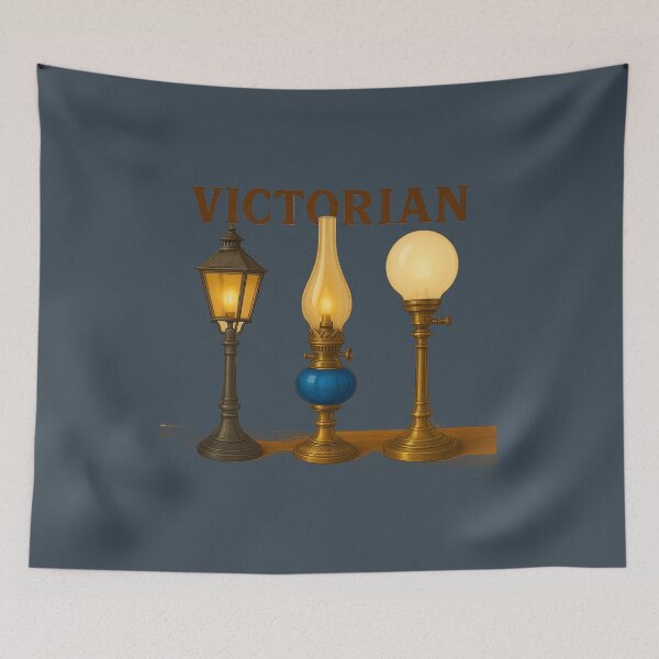 Item preview,  Victorian Antique Oil Lamps Collection - Historic Lighting Design designed and sold by freackly.