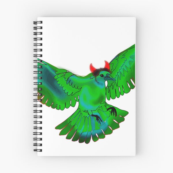 Item preview, Toxic Soaring Bird Wearing Devil Horns – animalzinhats designed and sold by Ashley’sAnimalz.