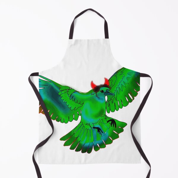 Item preview, Toxic Soaring Bird Wearing Devil Horns – animalzinhats designed and sold by Ashley’sAnimalz.