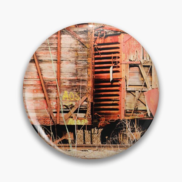 Item preview, Abandoned Red Boxcar – Rustic Railway Decay Photography Print designed and sold by Always Special and Personal.