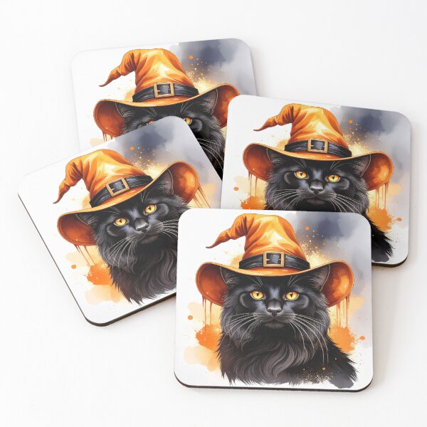 Item preview, Witch Familiar Black Cat Witchy Halloween Gothic Cottagecore designed and sold by Englandbear.