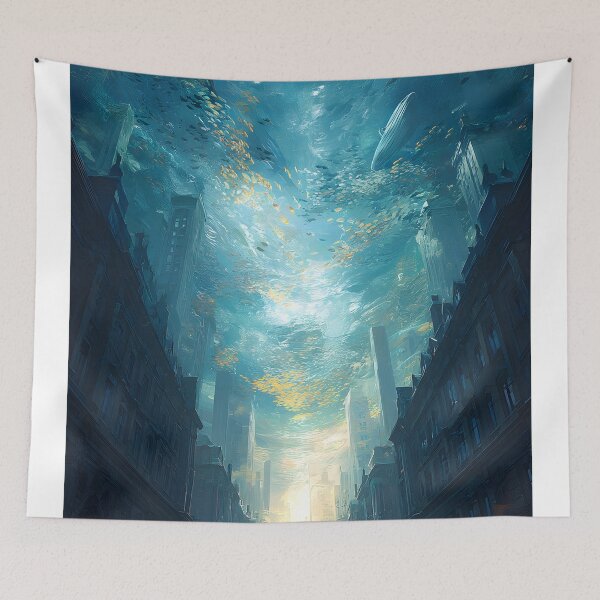 Item preview, Urban Abyss: The City Submerged in Oceanic Dreams designed and sold by oanaunciuleanu.