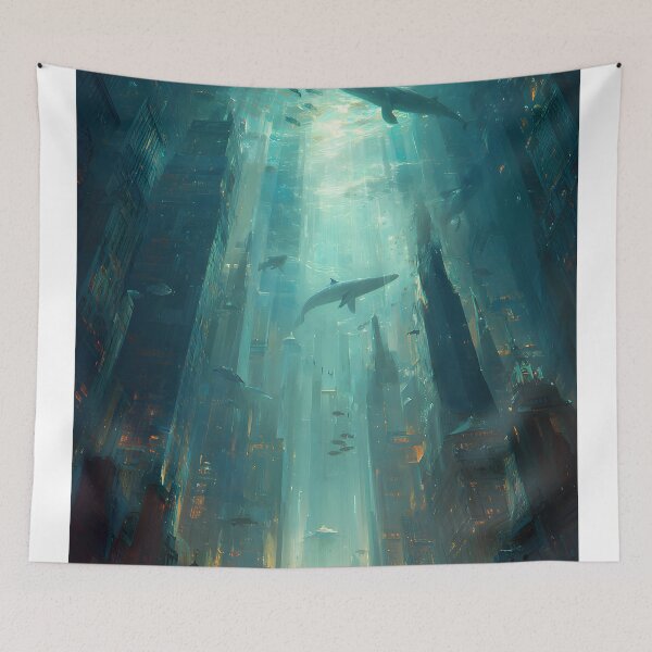 Item preview, Urban Abyss: The City Submerged in Oceanic Dreams designed and sold by oanaunciuleanu.