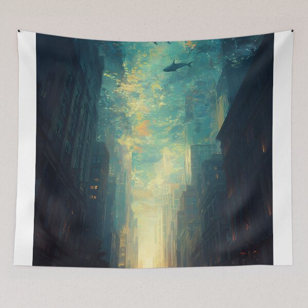 Item preview, Urban Abyss: The City Submerged in Oceanic Dreams designed and sold by oanaunciuleanu.
