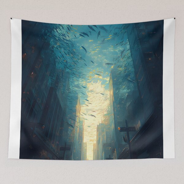 Item preview, Urban Abyss: The City Submerged in Oceanic Dreams designed and sold by oanaunciuleanu.