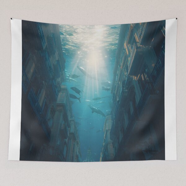 Item preview, Urban Abyss: The City Submerged in Oceanic Dreams designed and sold by oanaunciuleanu.
