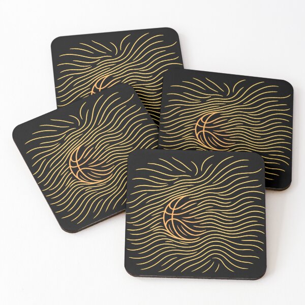 Item preview, Abstract Flowing Lines Basketball – Orange & Yellow Gradient designed and sold by Bellassi.