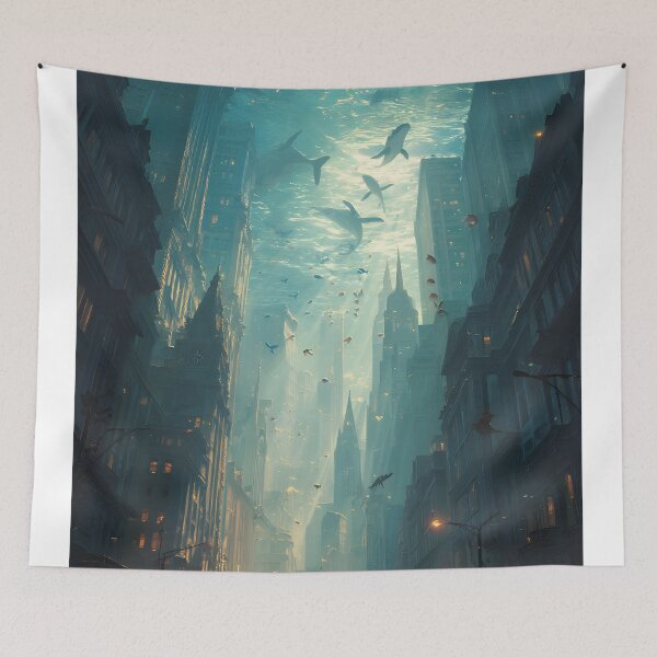 Item preview, Urban Abyss: The City Submerged in Oceanic Dreams designed and sold by oanaunciuleanu.