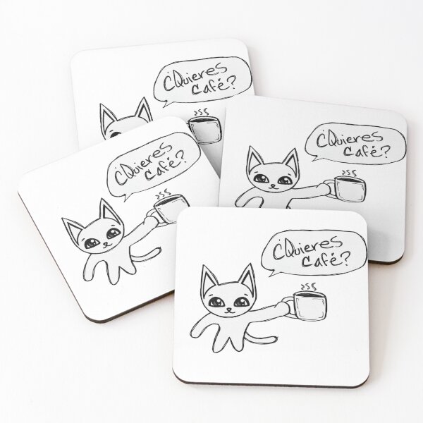 Item preview, Cat with coffee designed and sold by JGilM.