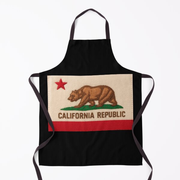 Item preview, Felt Californian Flag with Stitched Texture designed and sold by PMG Shop.
