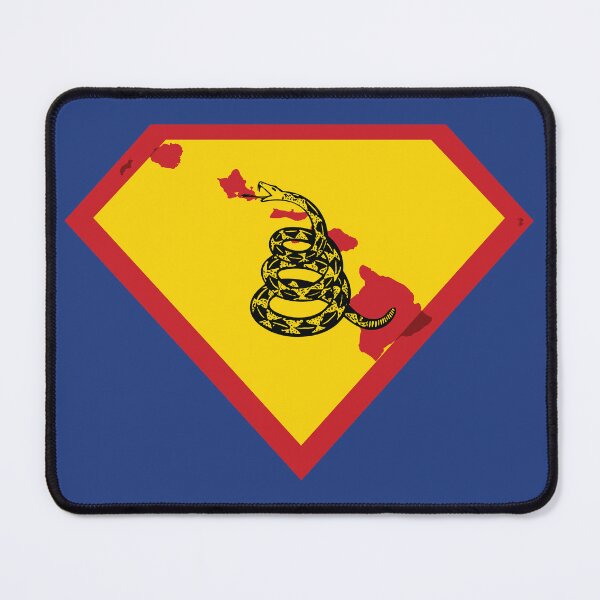 Item preview, HAWAIIAN  SHIELD - Freedom Is The Superpower -  Gadsden Snake Flag - Dont Tread On Me SUPERHERO HAWAII   design designed and sold by pelagio.