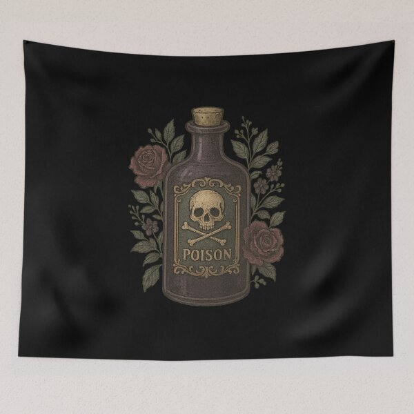 Item preview, Poison is My Love Language – Gothic Apothecary Design designed and sold by NovaMoodCo.
