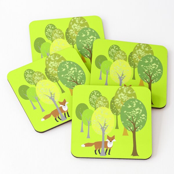 Item preview, Fox and trees designed and sold by Marju Rose.