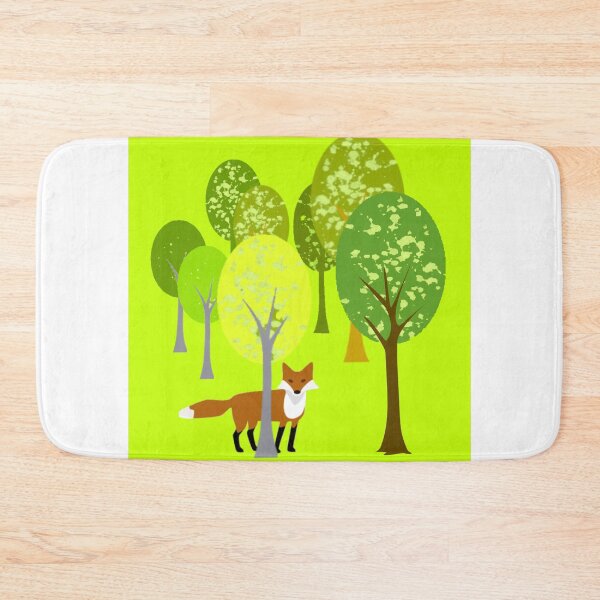 Item preview, Fox and trees designed and sold by Marju Rose.