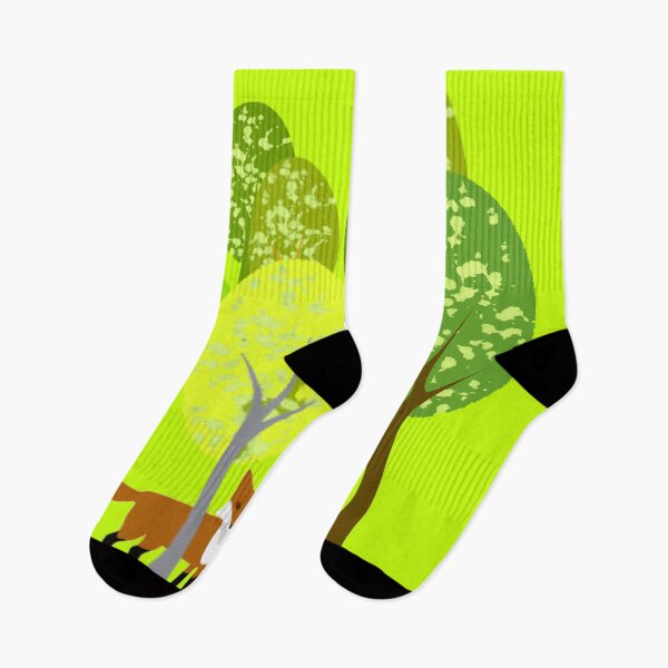 Item preview, Fox and trees designed and sold by Marju Rose.
