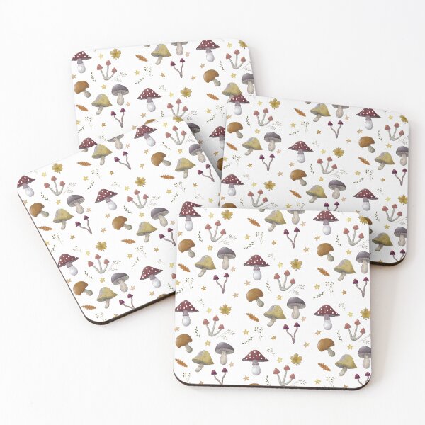 Item preview, Autumn Mushroom Cottagecore Print designed and sold by zcatstudio.