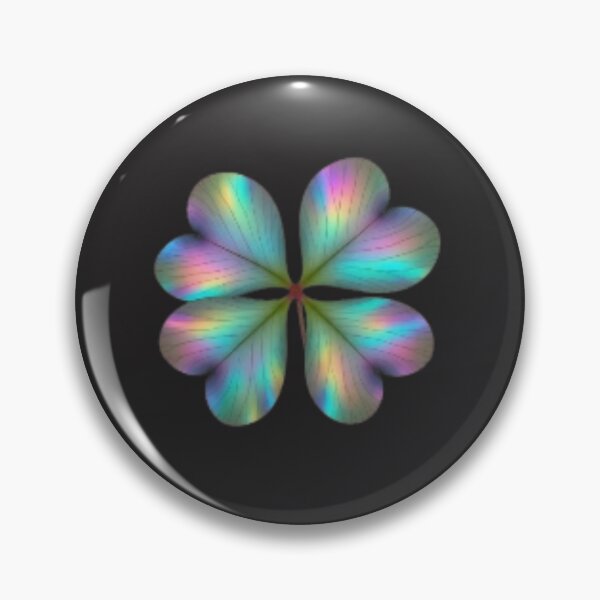 Item preview, four leaf clover iridescent  designed and sold by MeerkatWanderer.