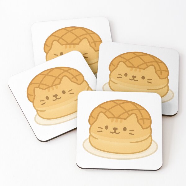 Item preview, Cat Face Pineapple Bun designed and sold by Kura.Design.