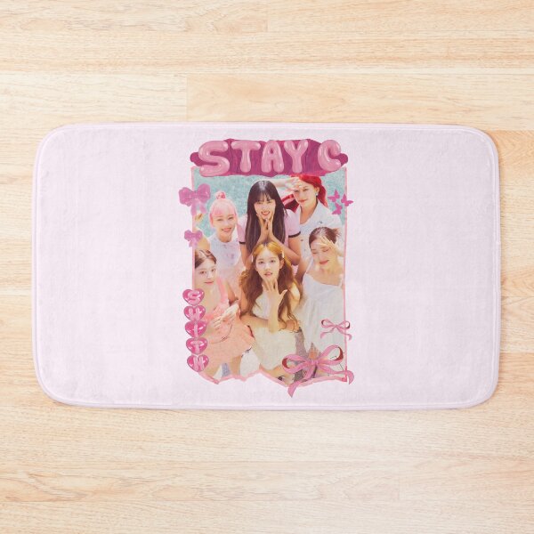 Item preview, Stay C Pink Kpop Girl Group Card Fairylike Aesthetic Collage Design designed and sold by AJUNICE STUDIO.