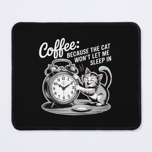 Item preview, Coffee: Because the Cat Won't Let Me Sleep In designed and sold by theartfulaspie.