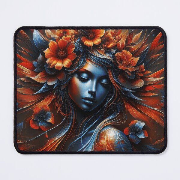 Item preview, A surreal, psychedelic portrait of a woman’s head designed and sold by NZThrillVibes.