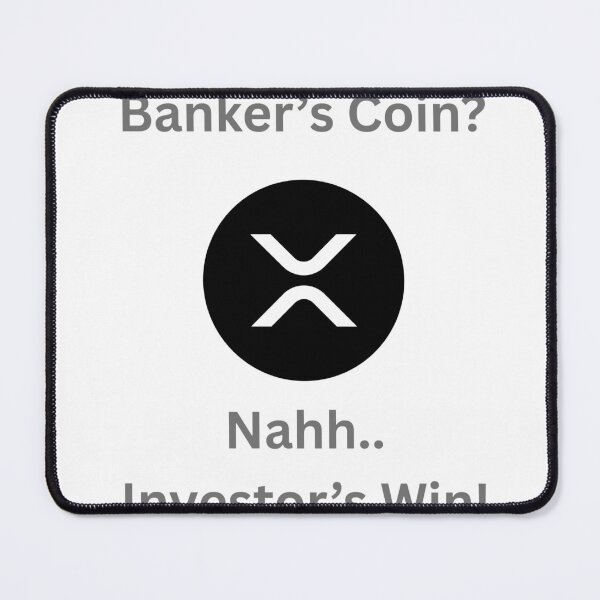 Item preview, Banker’s Coin? Nah… Investor’s Win – XRP Crypto T-Shirt designed and sold by Stacy HODL Threrads.