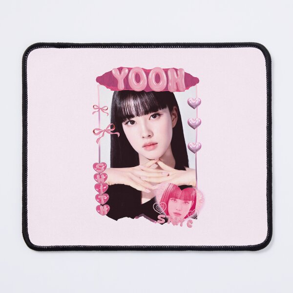 Item preview, Stay C Yoon Pink Kpop Girl Group Card Fairylike Aesthetic Collage Design designed and sold by AJUNICE STUDIO.