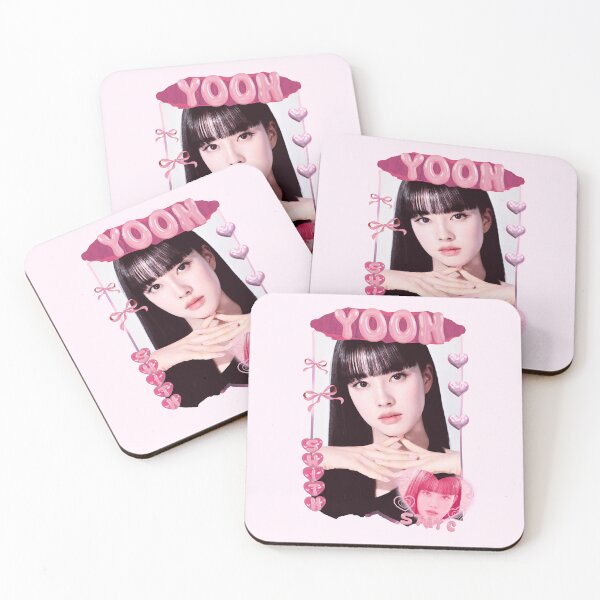 Item preview, Stay C Yoon Pink Kpop Girl Group Card Fairylike Aesthetic Collage Design designed and sold by AJUNICE STUDIO.