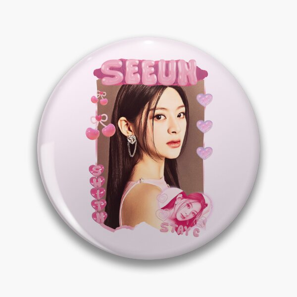 Item preview, Stay C Seeun Pink Kpop Girl Group Card Fairylike Aesthetic Collage Design designed and sold by AJUNICE STUDIO.