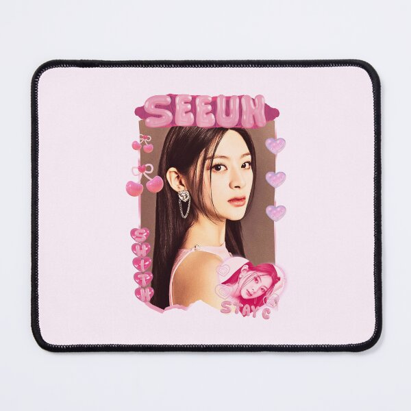 Item preview, Stay C Seeun Pink Kpop Girl Group Card Fairylike Aesthetic Collage Design designed and sold by AJUNICE STUDIO.
