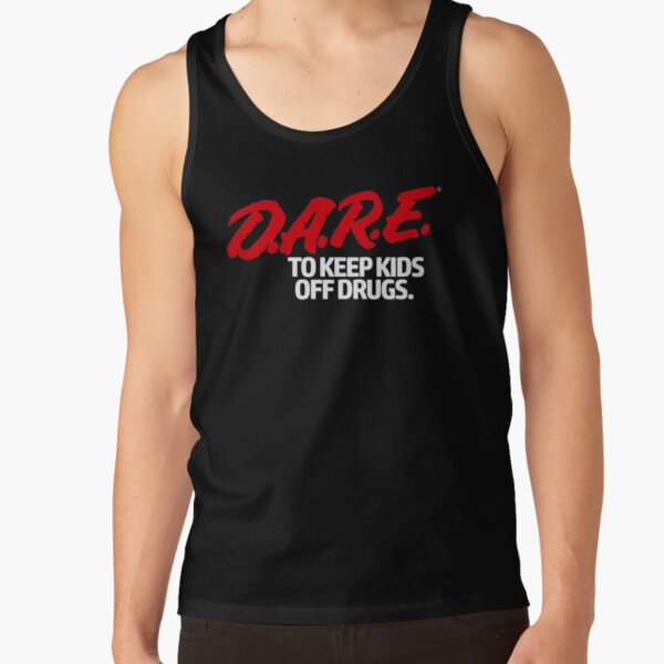 Dare Shirt - D.A.R.E. (Dare) Vintage 90's Logo Shirt Tank Top
