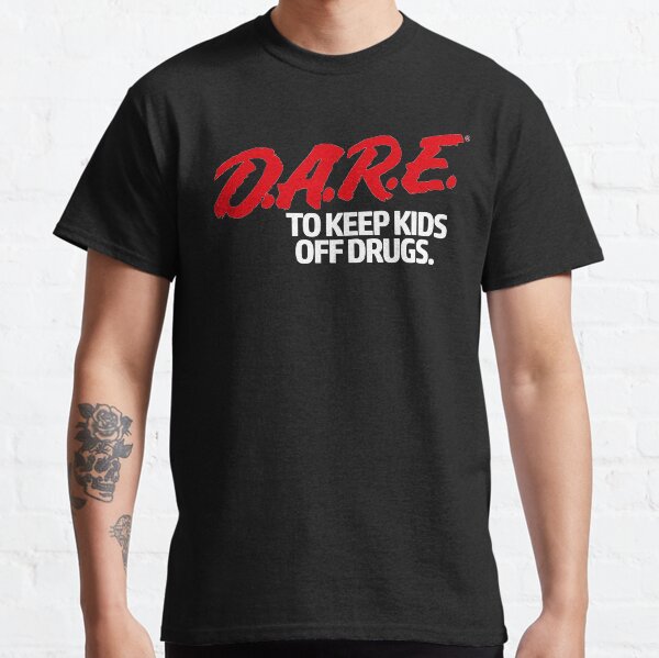Dare Shirt - D.A.R.E. (Dare) Vintage 90's Logo Shirt Classic T-Shirt
