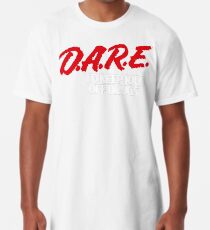 Wagen Shirt - D.A.R.E. (Wagen) Vintage 90er Jahre Logo Shirt Longshirt