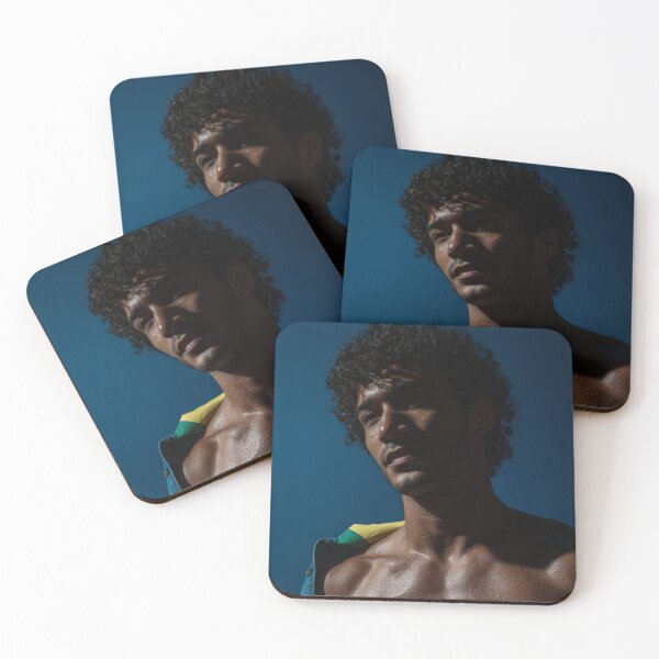 Item preview, Brazilian Gold Sexy Shirtless Brazilian Man Portrait #1 designed and sold by Atlas Kai.