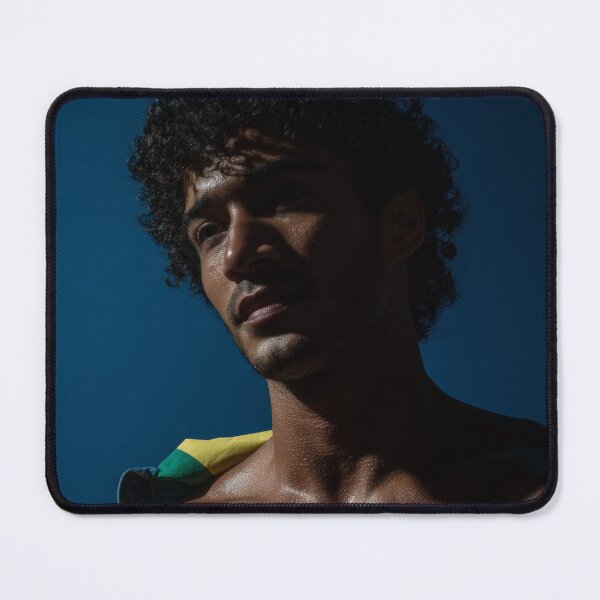 Item preview, Brazilian Gold Sexy Shirtless Brazilian Man Portrait #1 designed and sold by Atlas Kai.