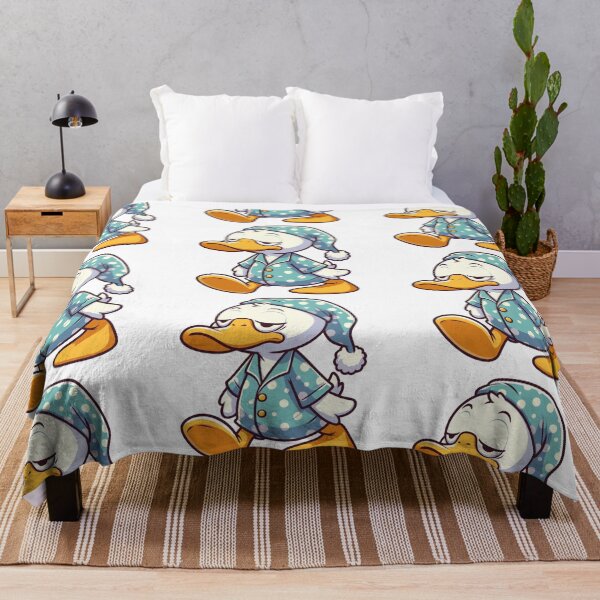 Item preview, Funny Cartoon Duck Sleepwalking in Pajamas – Sleepy Animal Art designed and sold by Confuzz1ed.