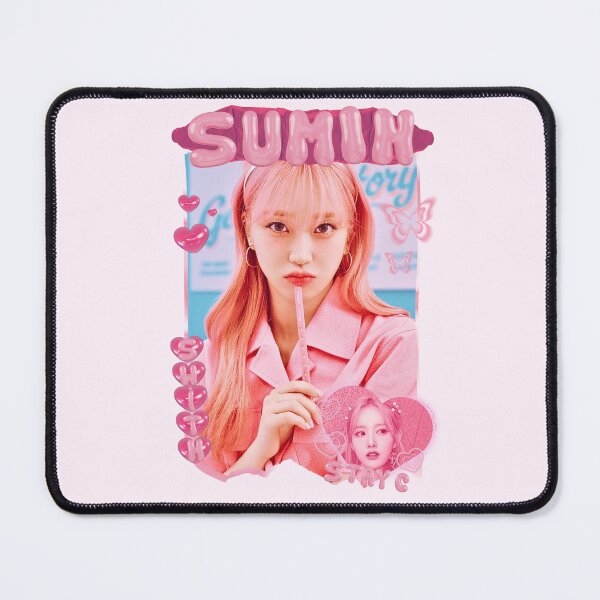 Item preview, Stay C Sumin Pink Kpop Girl Group Card Fairylike Aesthetic Collage Design designed and sold by AJUNICE STUDIO.