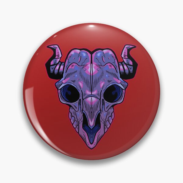Item preview, Purple anime skull  designed and sold by angsty-angst.